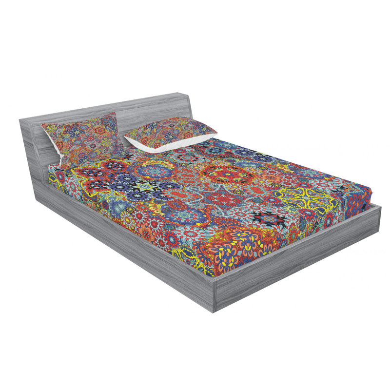 Microfiber Floral Pillowcase, Full Pillowcase