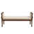Beige Cushion/Walnut Frame selected