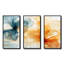 Encre orange et bleue - Collages abstraits, art mural-1634378756-1634378758