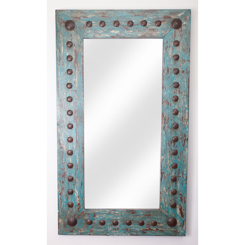 Rustic Accent Mirror, 34" H x 20" W