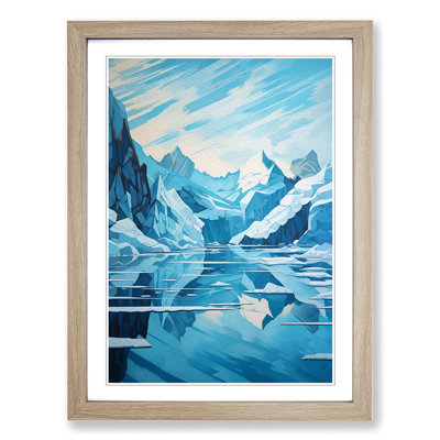 Glacier Orphism - Framed Print