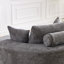 Fauteuil pivotant simple 55 po en mousse de chenille moderne, canapé-lit moelleux, fauteuil pivotant à 360 degrés, salon et salle de projection-766848230