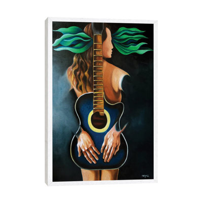 Troubadour's Muse - Painting on Canvas