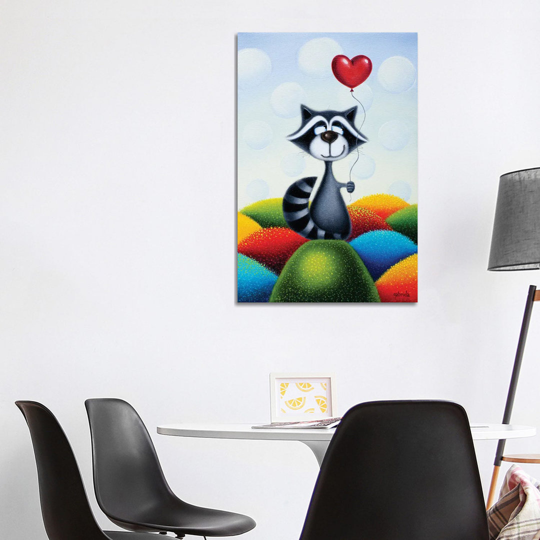 Choose Happy by Gabriela Elgaafary - Wrapped Canvas Print