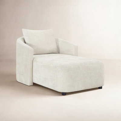 Chenille Chaise Lounge