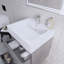Ensemble de meuble-lavabo mural simple 24 po Babajide-1781100013