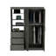 Armoire 3 tiroirs, porte double, tablette à 3 niveaux