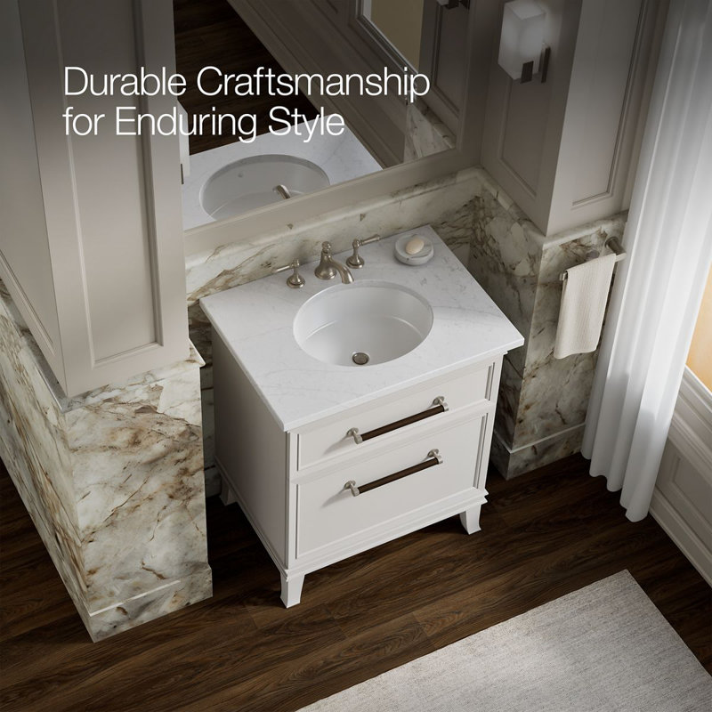 Artifacts 30 In. Bathroom Vanity Cabinet, White