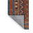 Machine Washable Art Deco Brown Area Rug-1132725028