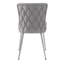 Velvet Upholstered Metal Armchair-467645637-467645638-467645636