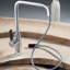 Italian Pull Out Single Handle Kitchen Faucet With Accessories-1887495509