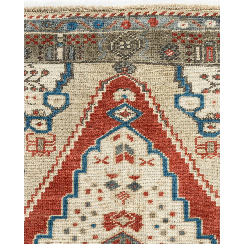 One-of-a-Kind Rectangle 2'11" X 3'9" Hand Knotted Area Rug