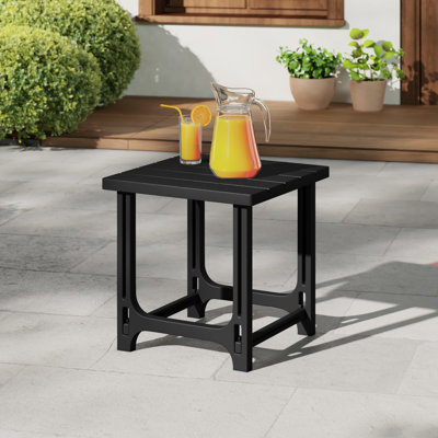 Table d'appoint d'extérieur en poly