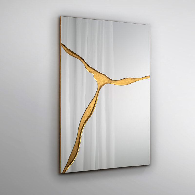Rectangle Mirror, Gold