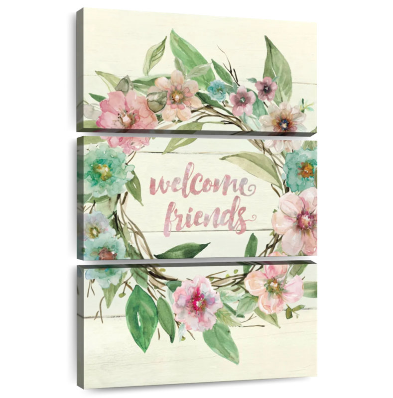Tergel Welcome Wreath, 32" H x 20" W