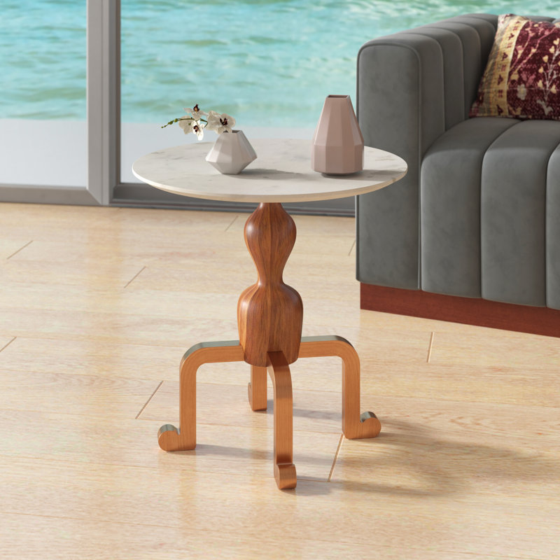 Table de bout en marbre Conran