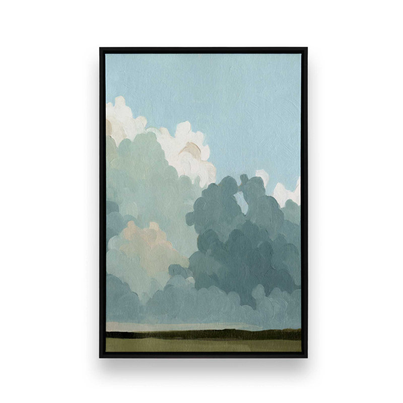 «Tranquil Overgrowth II», H 18,75 po x l 12,75 po, Noir satiné