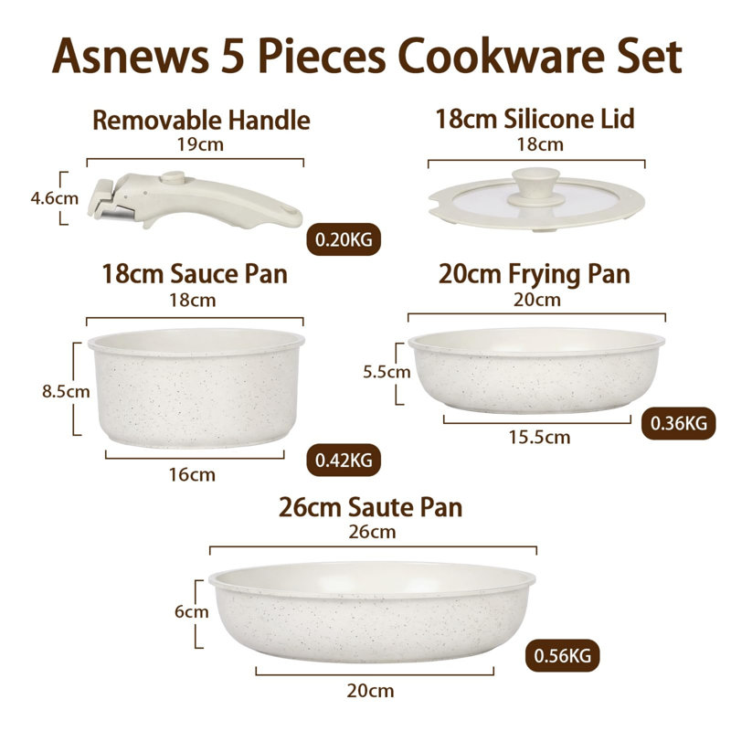 5 - Piece Cookware Set