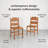 Celine Solid Wood Accent Dining Chairs - Fully Assembled