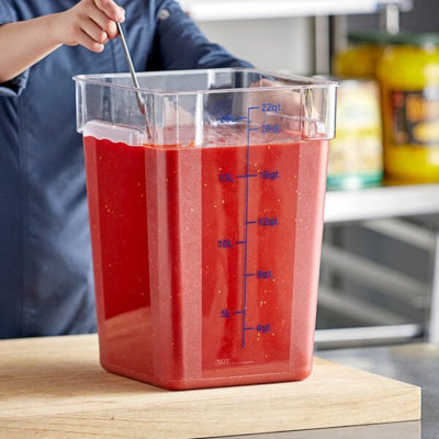Choix 22 pte Contenant alimentaire transparent en polycarbonate