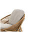 Ensemble de chaises longues d'extérieur en fer et en rotin PE 29 po x l 32 po x H 26 po Cyril