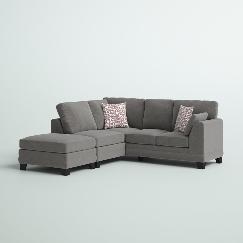 Trixie Corner Sofa, Left orientated, Charcoal