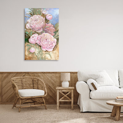 Impressions de pivoines, toile par Paul Brent
