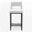 26" Upholstered Counter Barstool With Low Back And Metal Frame Modern Kitchen Island Seating-867385869-867385871