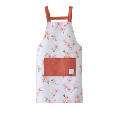 Waterproof Oil Resistant Unisex Apron With Pockets, Cloth Kitchen Apron For Cooking And Dining, 27.6x26.8in Multicolor