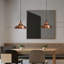 Ezzell 1 - Light Yellow Brass Dome Pendant