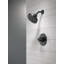 Ensemble de robinet de douche à fonction unique Delta, ensemble de garniture de douche avec pomme de douche H2Okinetic et valve-50198994