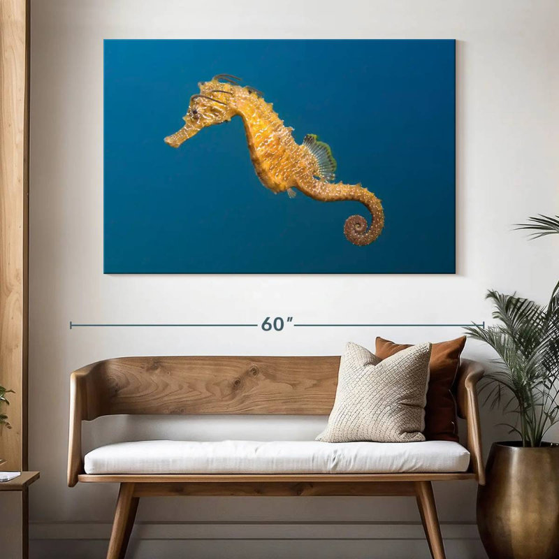 Brampt Short Snouted Seahorse, 34" H x 51" W