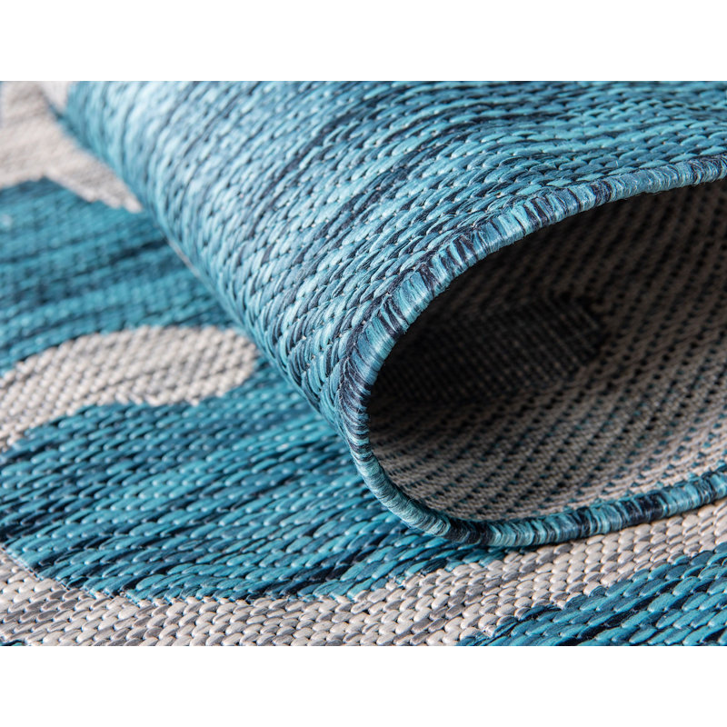 Tapis d'extérieur Kona couleur fougère, Rectangle 4 pi x 6 pi