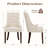 Amelia Tufted Wingback Upholstered Side Chairs-1968649482