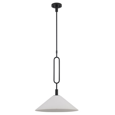 Cartley 1 - Light Modern Pendant with Opal Glass