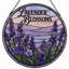 Panneau de vitrail 12 "H Lavender Blossoms-1283454686