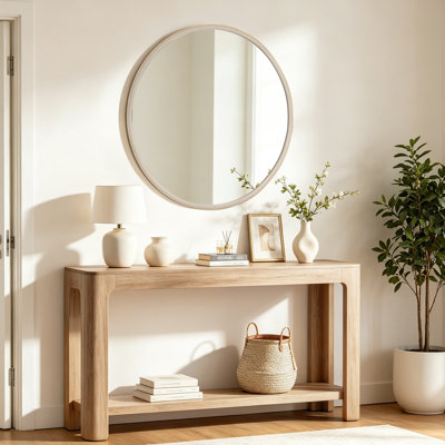 Miroir mural rond