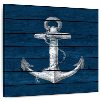 Aletra Anchor On Blue Wood