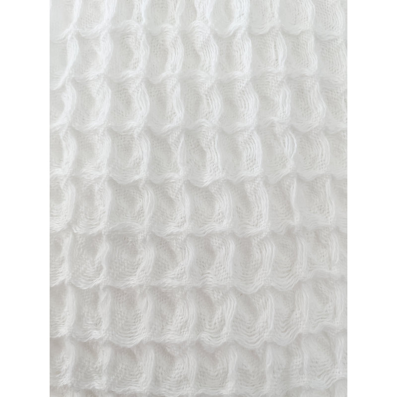 Waffle Hand Towel Set, White