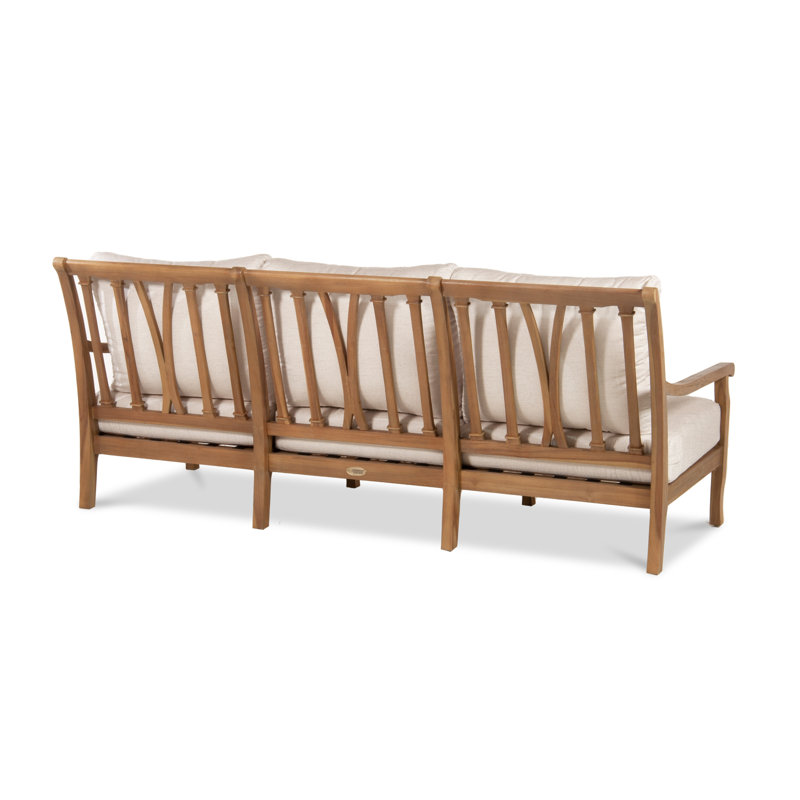 Stockton Outdoor 3 - Seat Patio Sofa, Nurture Pebble