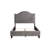 Modern Traditional Bedroom Full Bed, Gray Velvet Upholstery, Solid Wood Structure, Headboard With Nailhead Trim, Box Spring Needed For Use And Setup Upholstered Size Design, Construction, &