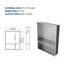 Double tablette de niche en acier inoxydable 21 "X 17", nickel brossé-2094096492-2094096493