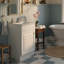 Ensemble de meuble-lavabo de 18 po avec lavabo en céramique et meuble de rangement autoportant en bois avec porte à fermeture en douceur-1353048136-1353048137-1353048138