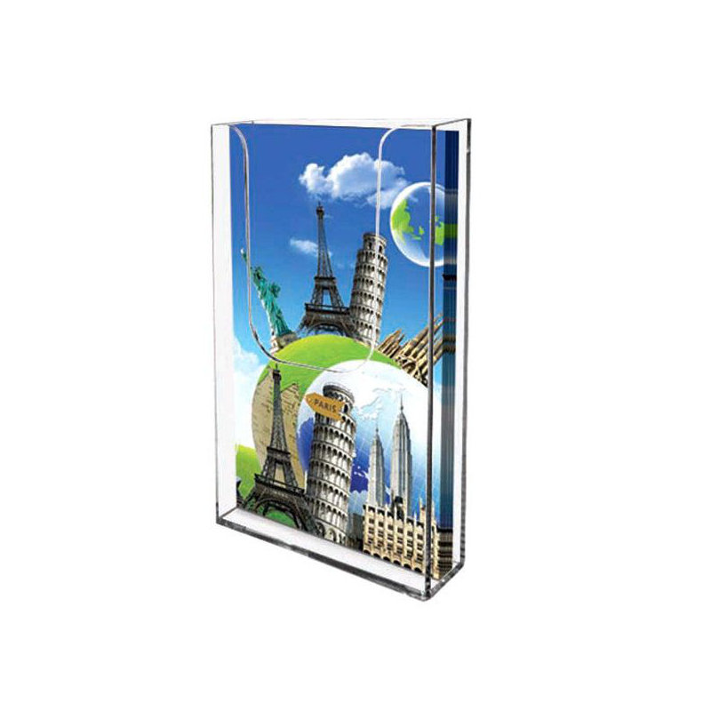 Porte-brochures mural, H 6,5 po x l 4,41 po x P 1,57 po