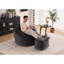 Fauteuil à billes en chenille avec repose-pieds-908146342