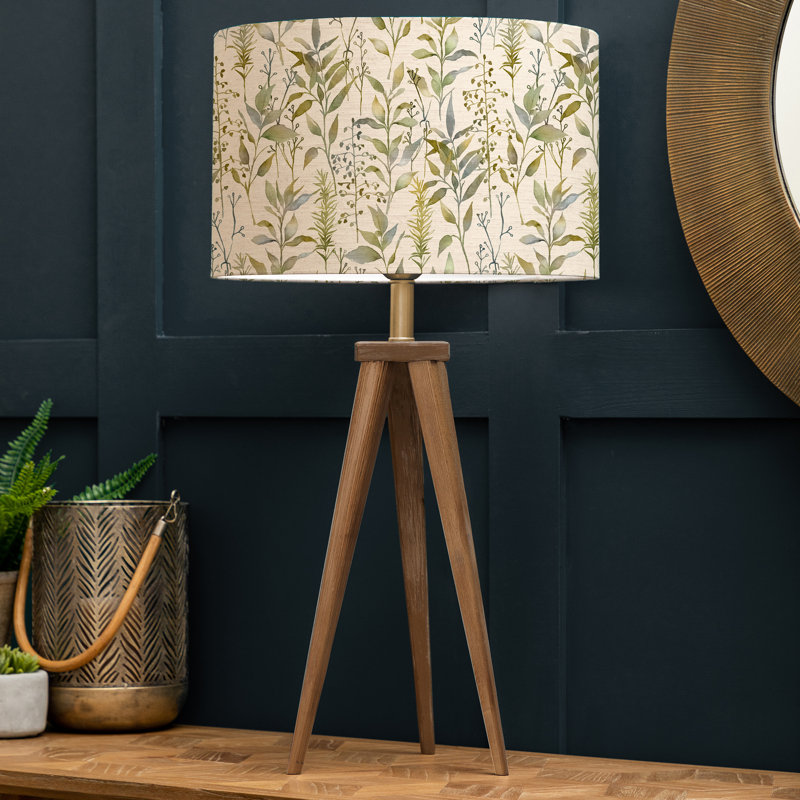 Aratus Wood Tripod Lamp