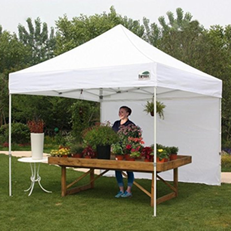 Amber-Lee 96'' W x 180'' D Steel Pop-Up Canopy, Purple, 10ft x 10ft