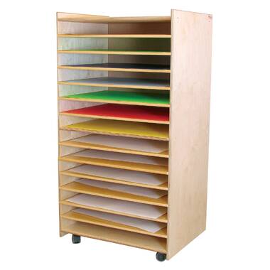 Childcraft 16 Compartment Manufactured Wood Shelving Unit & Reviews