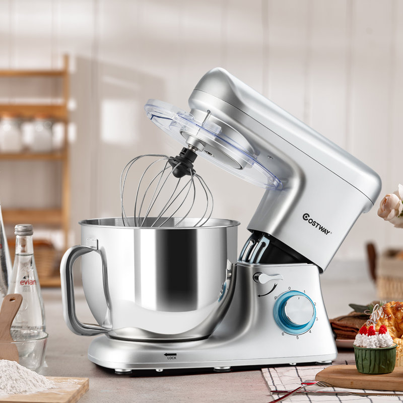 Costway 7L Stand Mixer, Silver