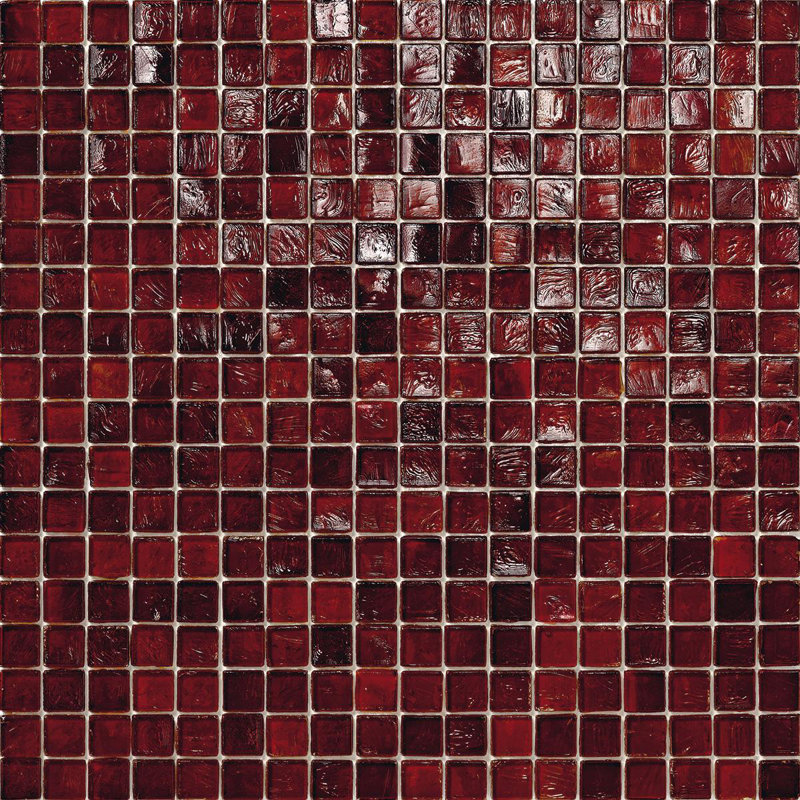 Rootbeer 5/8" x 5/8" Glass Mosaic